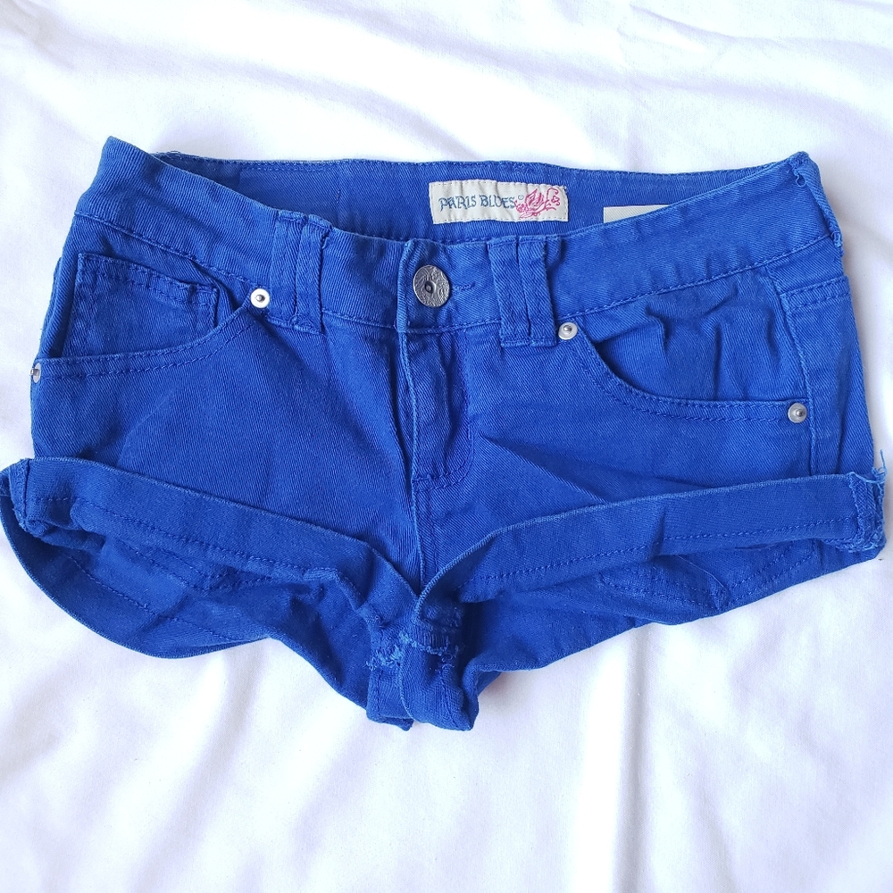 paris blues • denim jean shorts